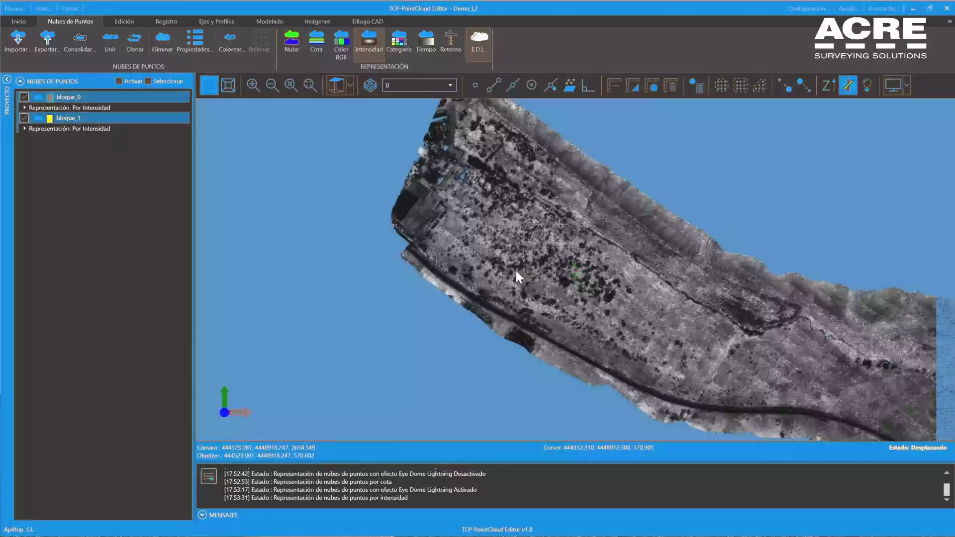 Point cloud processing with Aplitop's PointCloud Editor