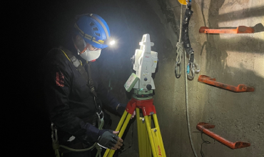 Tunnel Topographic Survey and Laser Scanner Point Cloud in Barcelona, Spain
