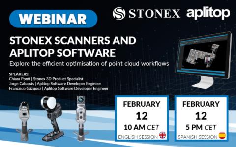 Escáneres de Stonex y Software de Aplitop