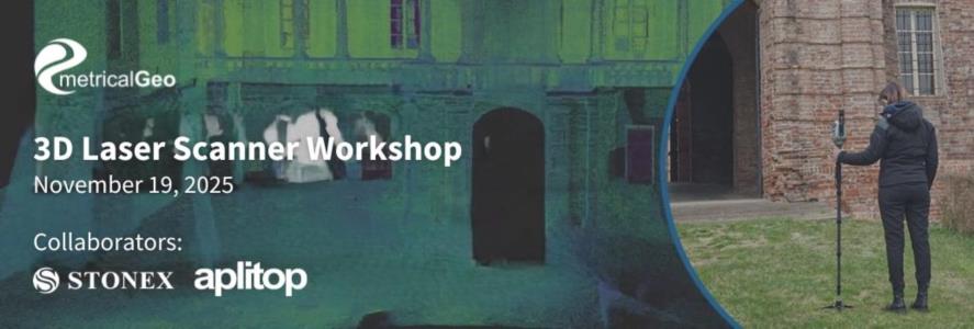 Jornada Láser Escáner 3D con Metricalgeo, Stonex y Aplitop