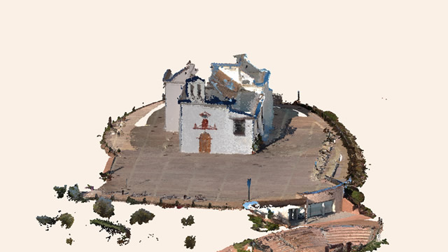 Perspective of Cerro de los Remedios - Southwest View