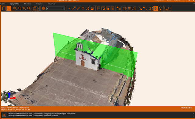 Software used: Aplitop Tcp PointCloud Editor